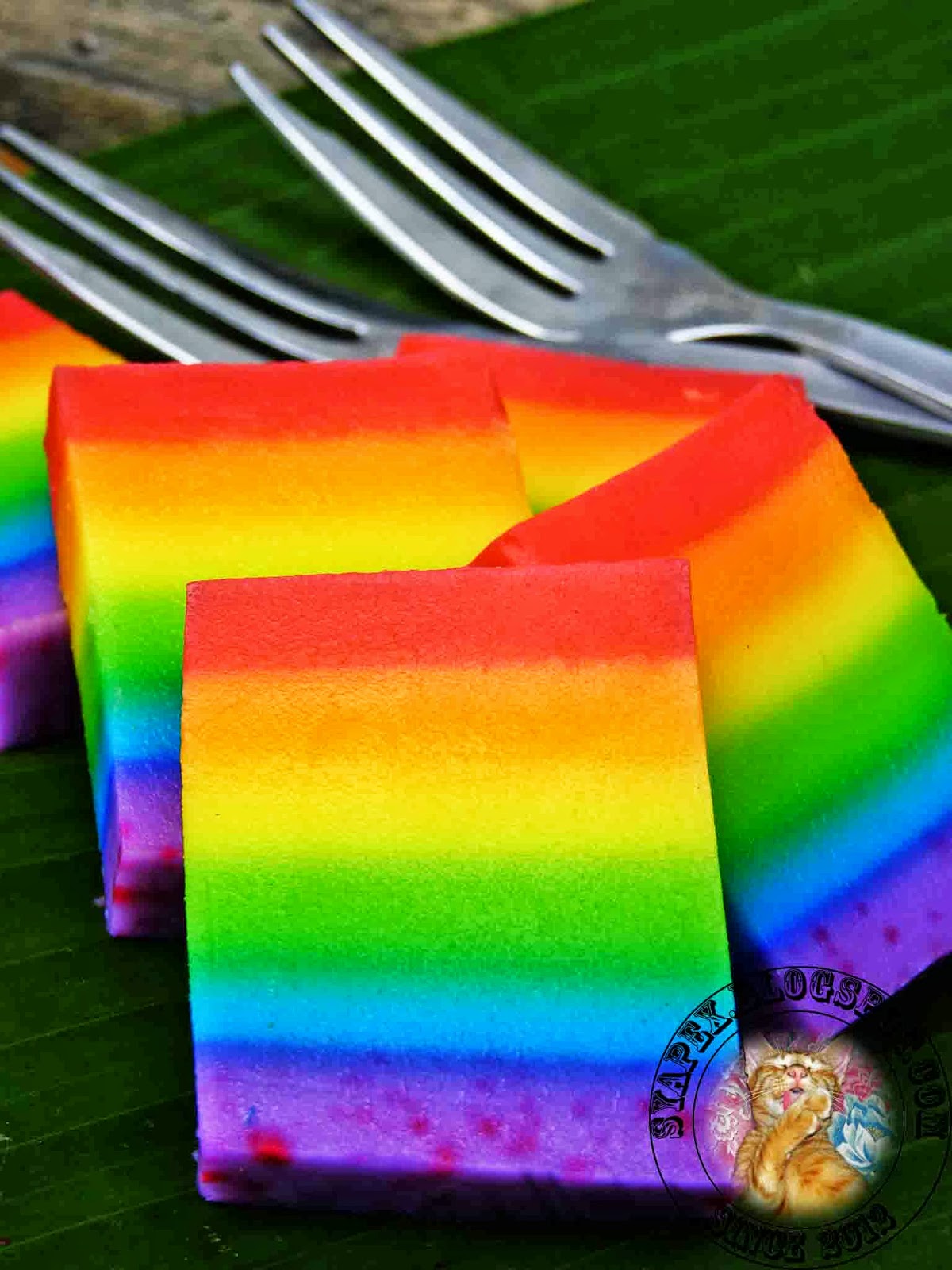 Syapex kitchen: Kuih Lapis Pelangi