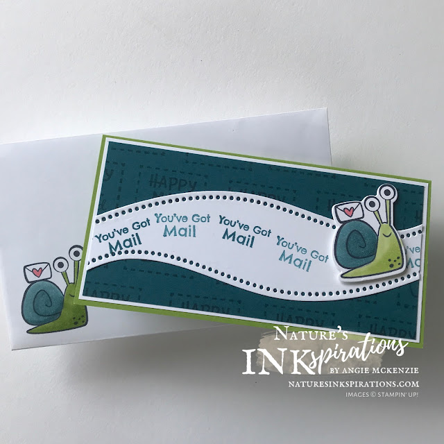 By Angie McKenzie for Global Creative Inkspirations; Click READ or VISIT to go to my blog for details! Featuring the Snailed It Bundle from the January - June 2021 Mini Catalog; #stampinup #handmadecards #naturesinkspirations #snailmail #hellocards #snaileditstampset #snaildies #snaileditbundle #janjun2021minicatalog #onstagetradingpininspired #birthdaycards #patternplaystampset #ittybittygreetingsstampset #ittybittybirthdaysstampset #fourseasonfloralstampset #cardtechniques #coloringwithmarkers #coloringwithblends #globalcreativeinkspirations #gcibloghop #makingotherssmileonecreationatatime