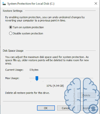 Mengaktifkan Backup Restore System