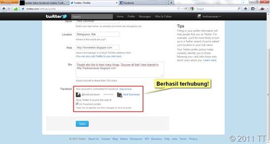 Berhasil Terhubung!