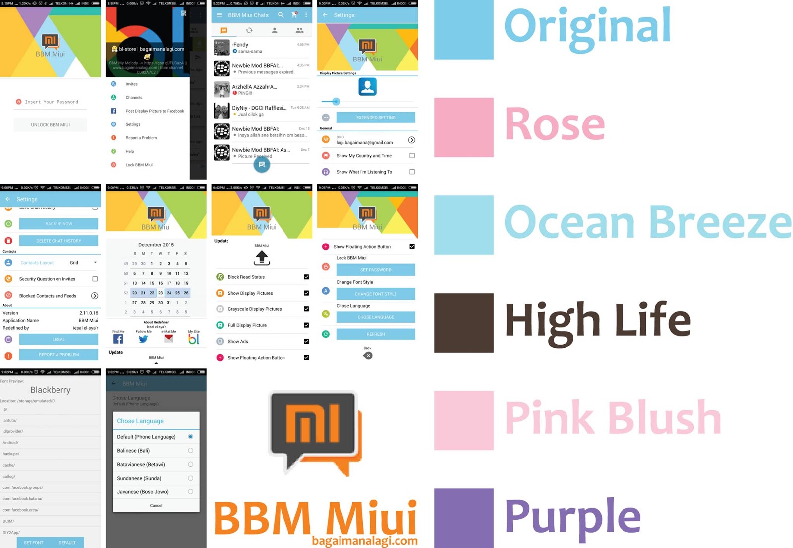 BBM Mod MIUI 7 V33797 Xiaomi Style Apk Versi Terbaru Dewandroid