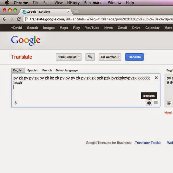 Huevo de Pascua del traductor de google