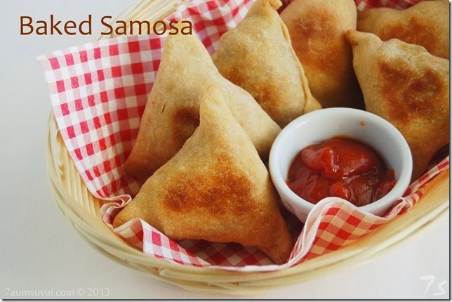 Baked samosa