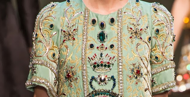 Dolce&Gabbana jewelled dress fall 2013