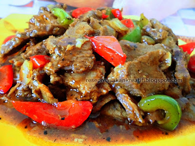 Cara Membuat Daging Sapi Lada Hitam Resep Paprika RESEP DAGING SAPI LADA HITAM PAPRIKA