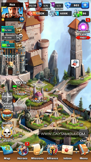 Hướng dẫn chơi game Empires & Puzzles - Game chiến thuật nhập vai giải đố RPG hay nhất trên điện thoại di động