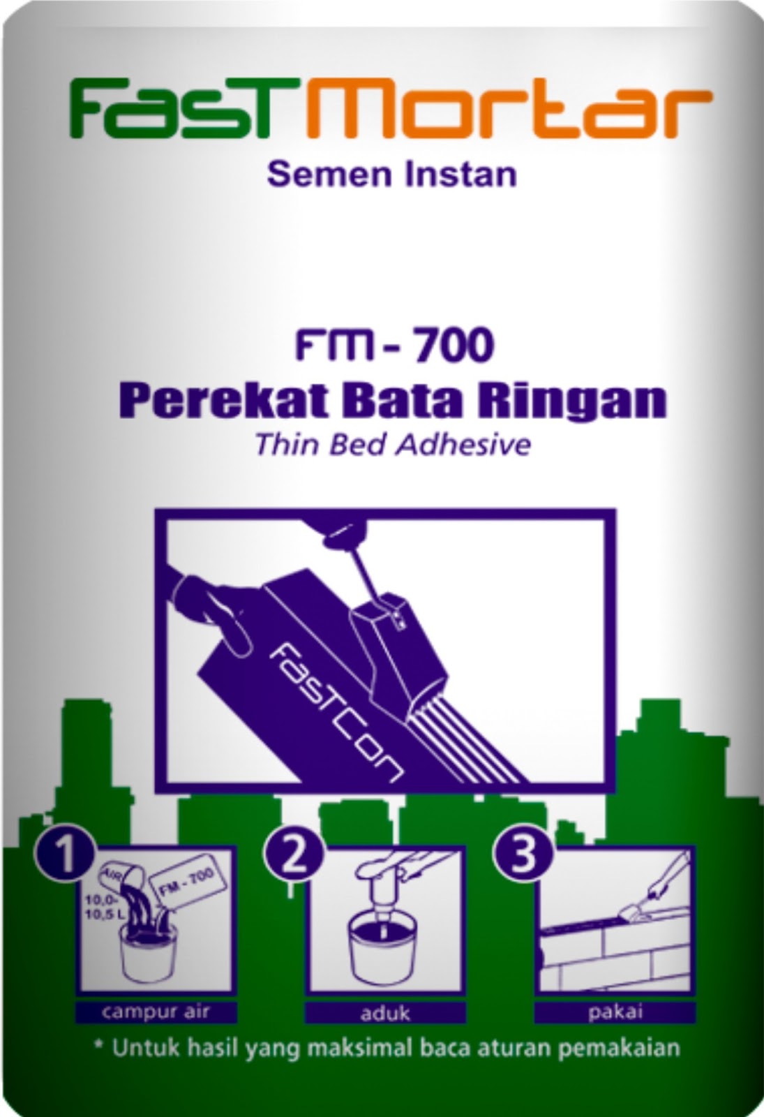 Jual Semen Instan FM 700 Perekat Bata Ringan  Jual Bata 