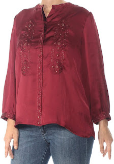 Hammered Satin Blouse