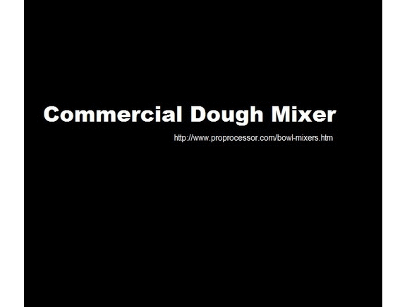 dough mixer