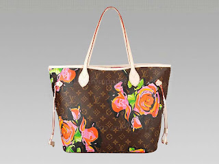 Louis Vuitton Monogram Roses Stephen Sprouse Neverfull MM Bag