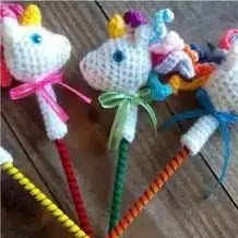 Puntera Unicornio a Crochet