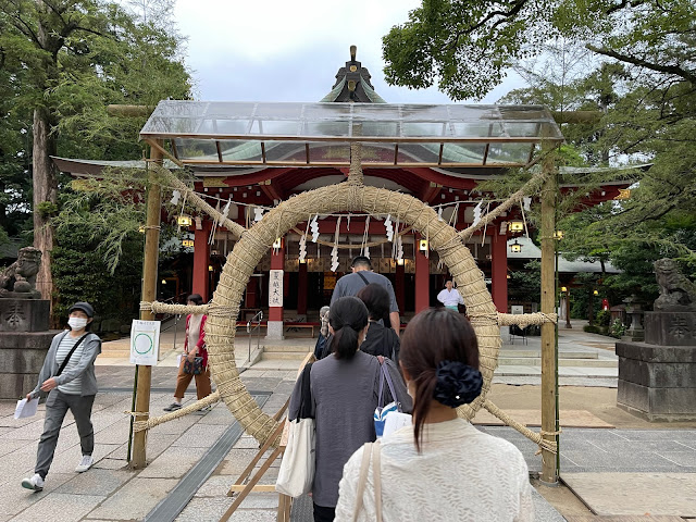 夏越大祓式（茅の輪神事） (@ 久伊豆神社 - @hisaizu_shrine in 越谷市, 埼玉県)