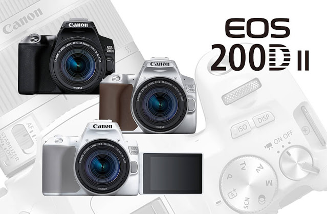 Tampilan depan Canon EOS 200D Mark II. - jadiprofesional.com