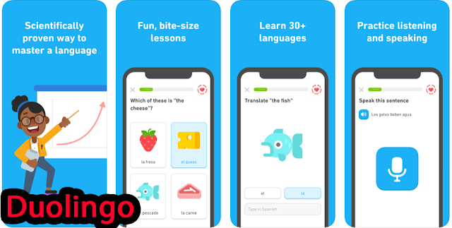 تطبيق Duolingo المجاني لتعلم اللغة الإنجليزية في أي وقت وفي أي مكان على هاتفك