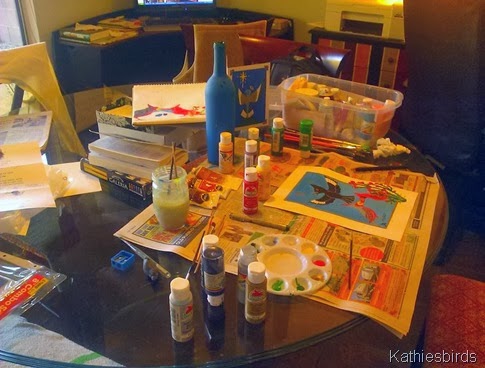 1. making a Christmas mess 12-17-13