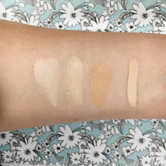 Wet n Wild Photo Focus Foundation Swatches