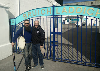 CJC and Steve at Bruichladdich gate