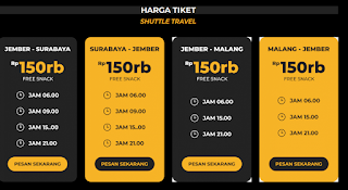 Jadwal Tiket Travel Jember Surabaya