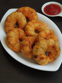 Ring Samosa, Vegetable Ring Shaped Samosas