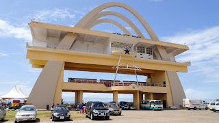 The independence square. Normally used for national events since it's an important place for Ghana.