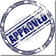 approved stamp