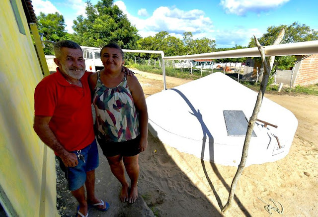 Governo da Paraíba entrega cisternas para famílias em situação de vulnerabilidade em Logradouro