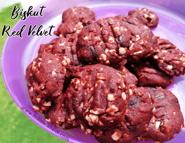 resepi biskut red velvet