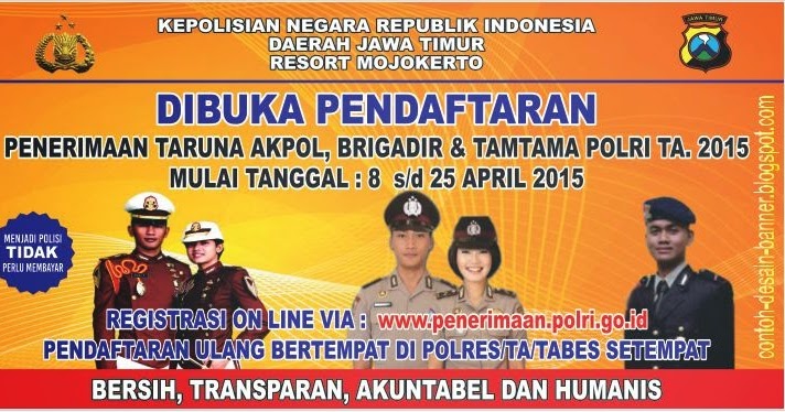 Dibuka Pendaftaran POLRI April 2015