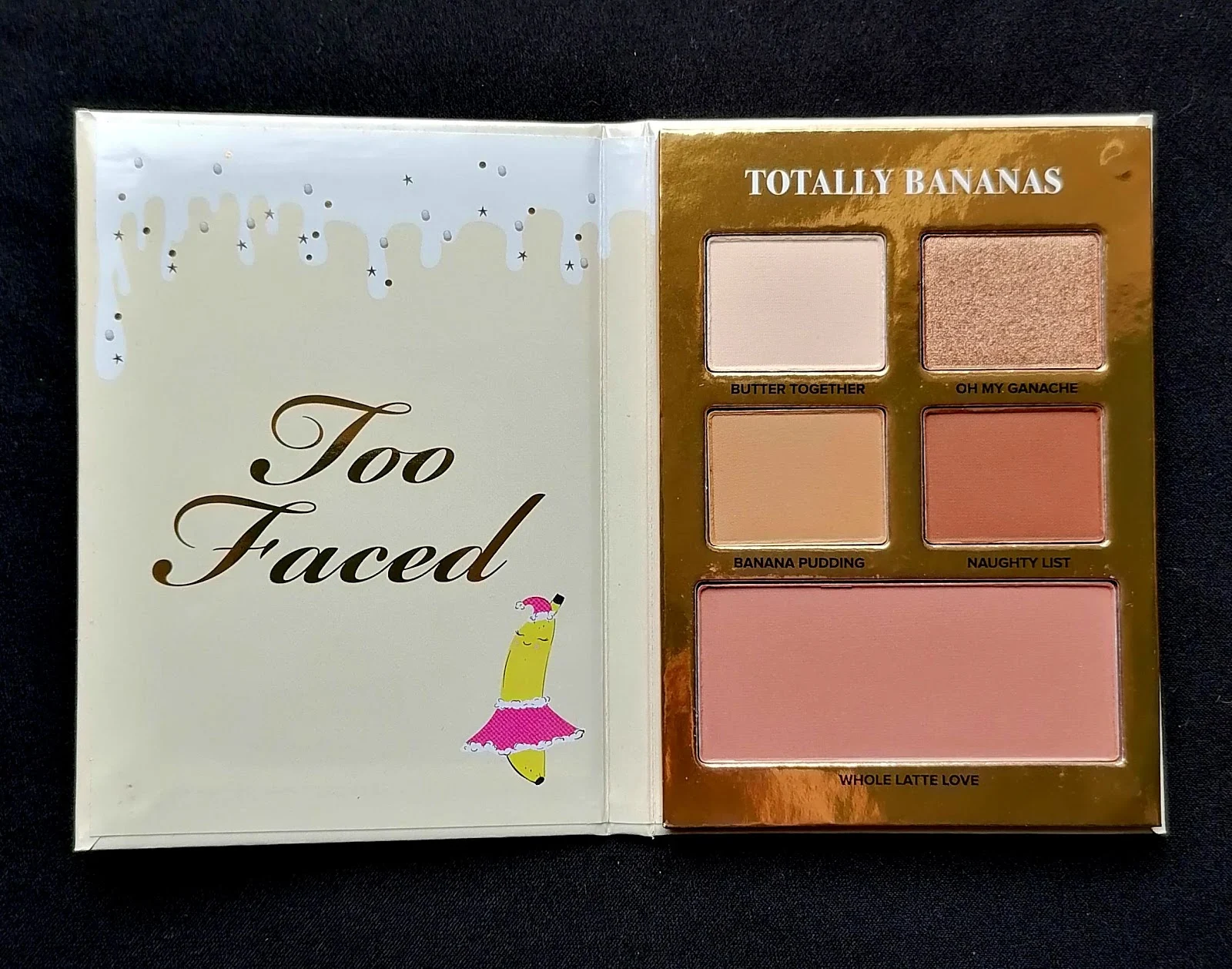 Gingerbread Lane de TOO FACED > swatch & male up