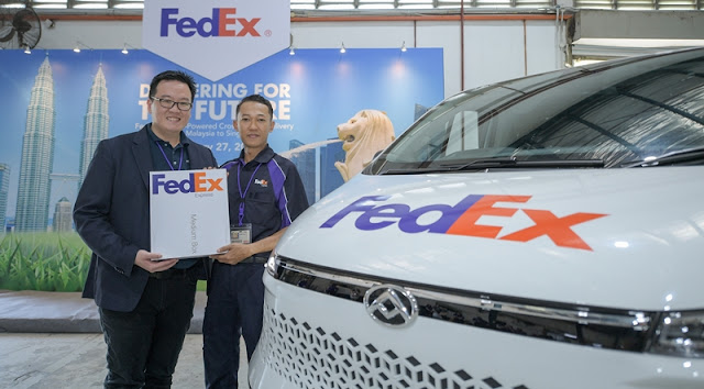 FedEx First Cross-Border Electric Vehicle Delivery Trial Malaysia to Singapore, Fedex, Fedex Malaysia, Sustainable logistics, Electric Vehicle,