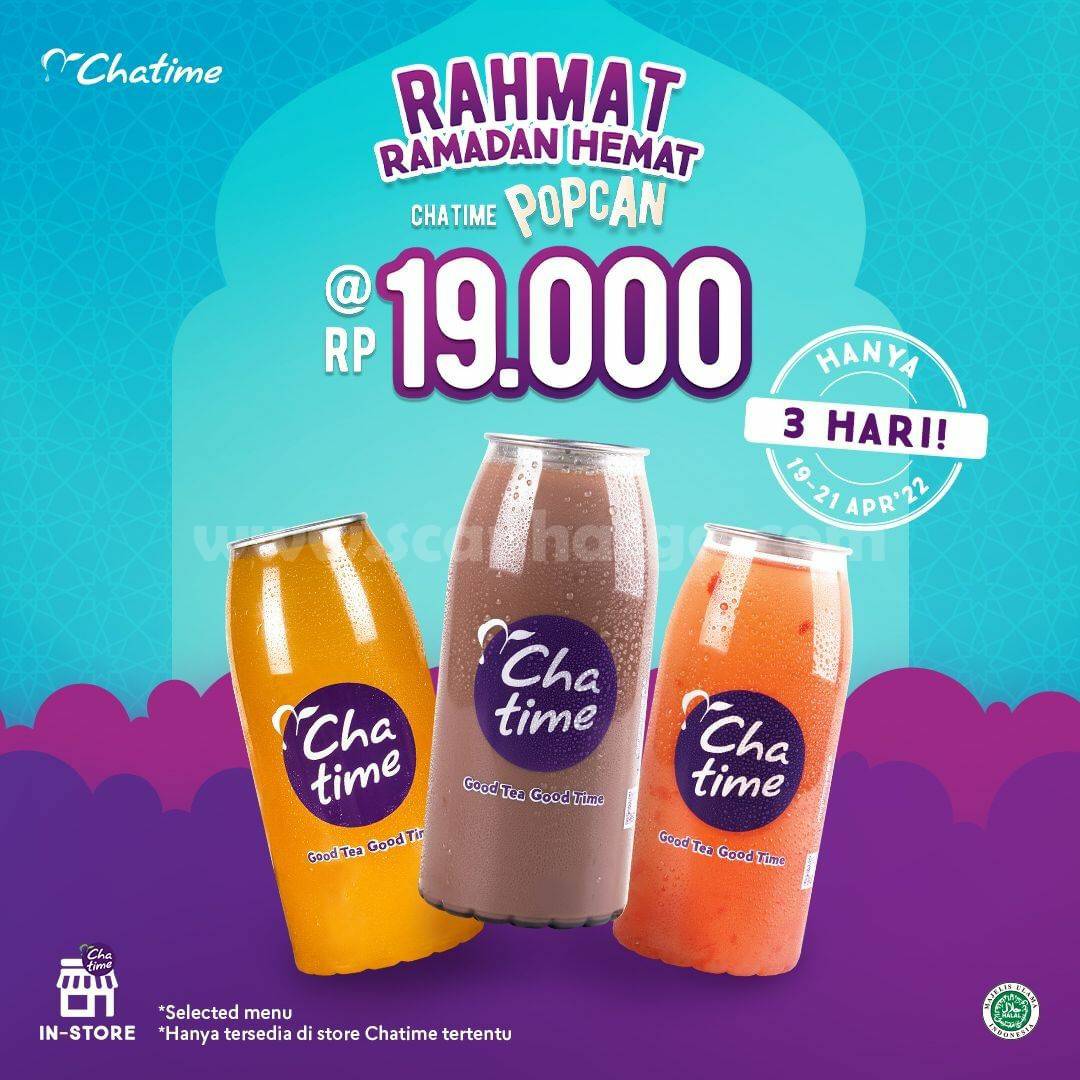 Promo CHATIME Paket RAHMAT RAMADAN HEMAT Cuma 19Rb 2