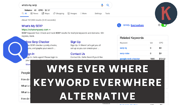 WMS Everywhere Chrome Extension Download Keyword Every Where Alternative