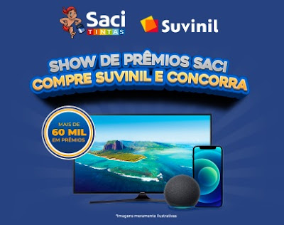 promoção show de prêmios Saci Tintas e Suvinil