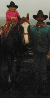 cowboy horse lessons to daughter 