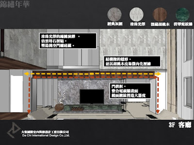 台南透天厝天花板挑高客廳室內設計