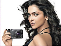 Deepika padukone cybershot photoshoot in black dress