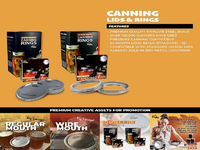 canning jar lids and rings