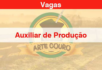 Vagas para Auxiliar de Produção em Frederico Wesphalen