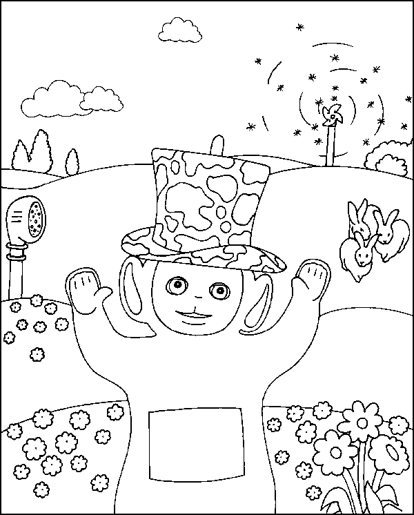 Teletubbies Desenhos para Colorir e Imprimir – Imagens para pintar