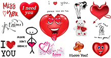 Facebook Love Emoticons