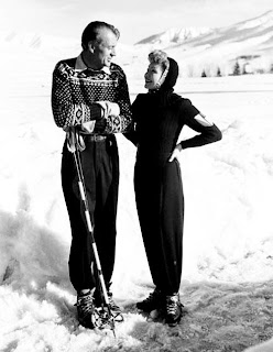 Gary Cooper en la nieve