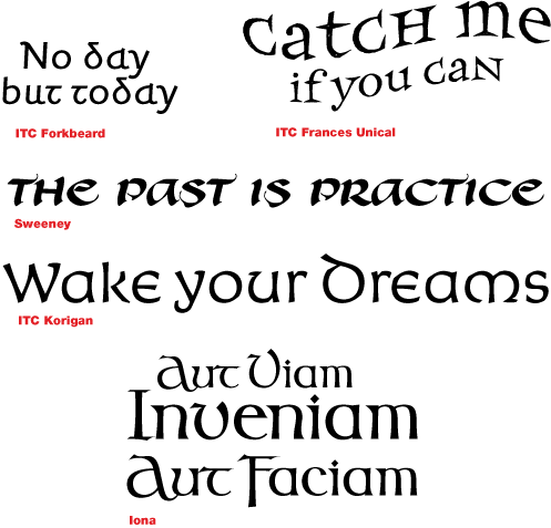 Uncial letters were written from the late Roman Empire through the early 