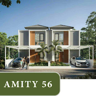 rumah tipe 56 cluster amity gardens candi sawangan depok