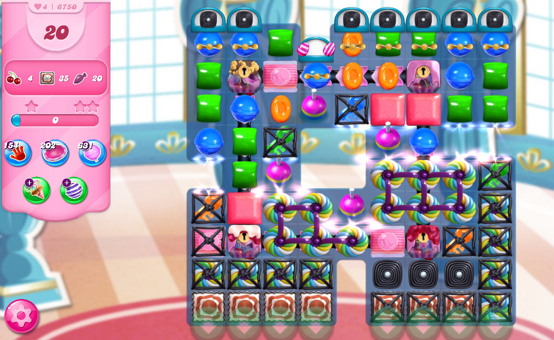 Candy Crush Saga level 6750