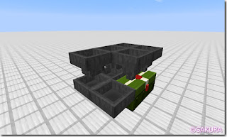 Minecraft　Redstone Circuit　水流式アイテムエレベーター　アイテム収納　作り方