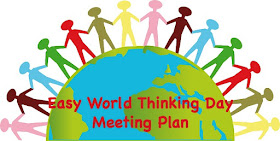 World Thinking Day Meeting Lesson Plan-quick and easy to follow!