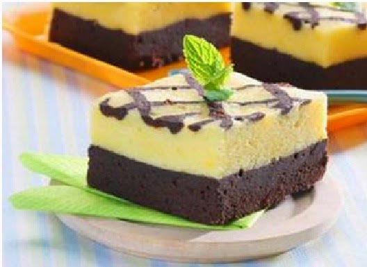Resep Kue Brownies Coklat Keju Panggang
