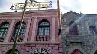 Some building fronts at Universal Studios Florida.