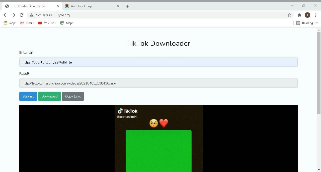 Aplikasi TikTok Video Downloader