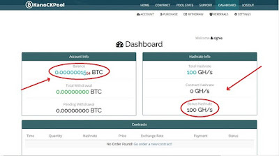 Cara Mining Bitcoin Gratis 100 GH/s dari Situs KanoCKPool.com